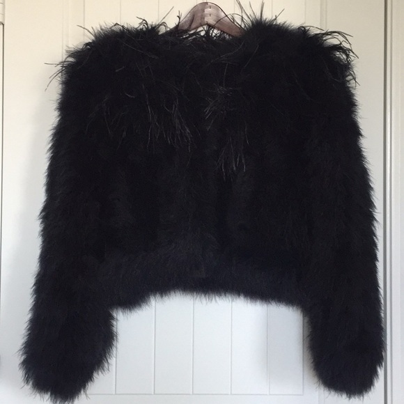 Faux ostrich coat - Picture 2 of 6